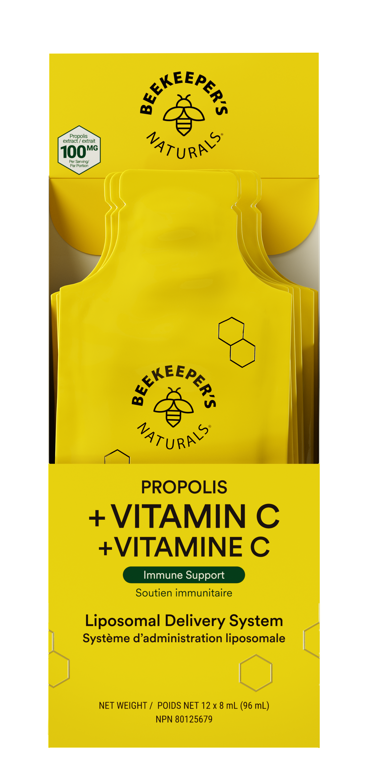 Propolis + Vitamin C Liposomal - 12ct (24 Pack)